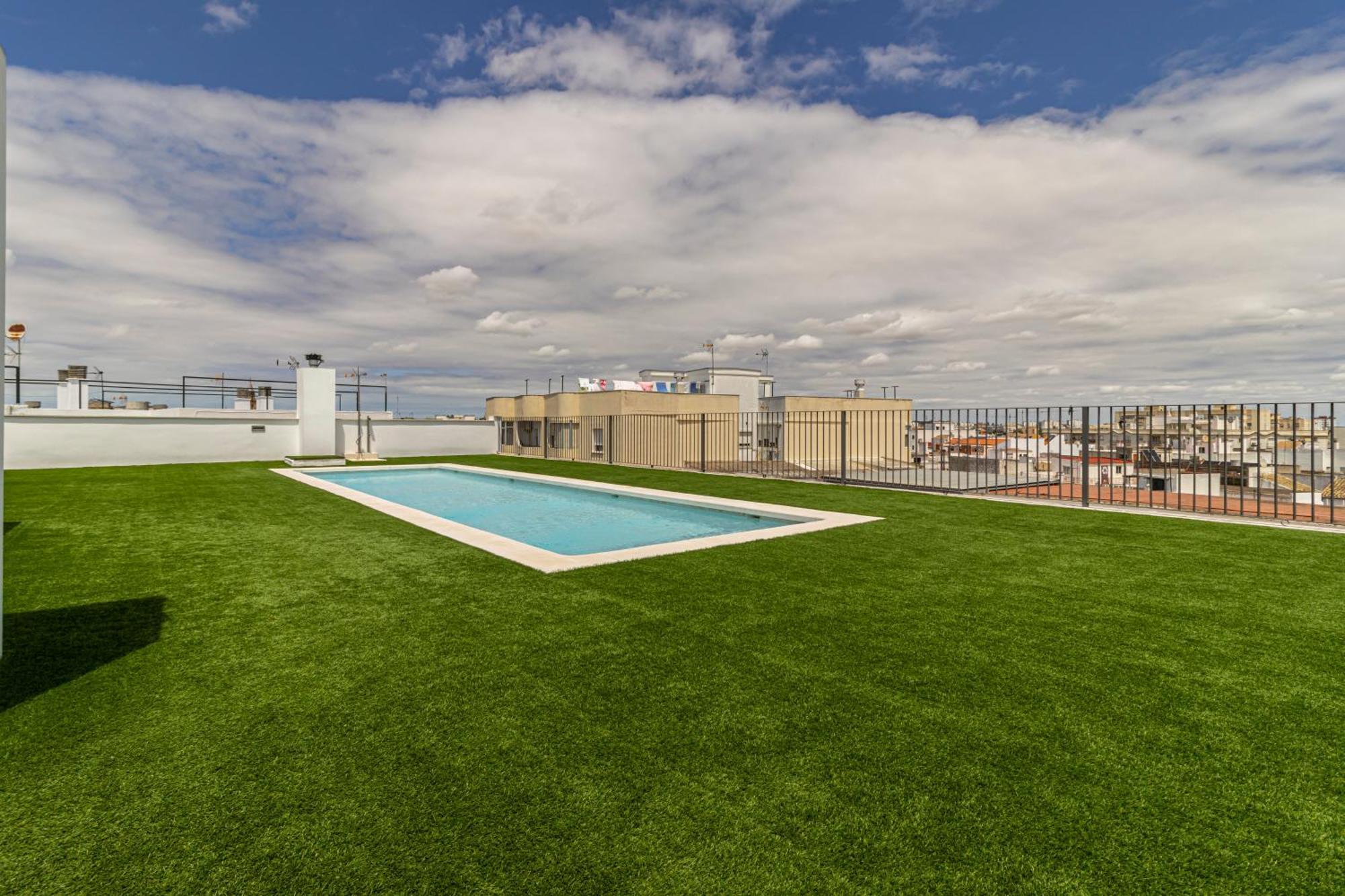 Allo Apartments San Clemente Centro 2 Habitaciones Parking Y Piscina 헤레스 외부 사진